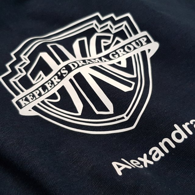 Veredelung mit Flexfolie auf T-Shirt