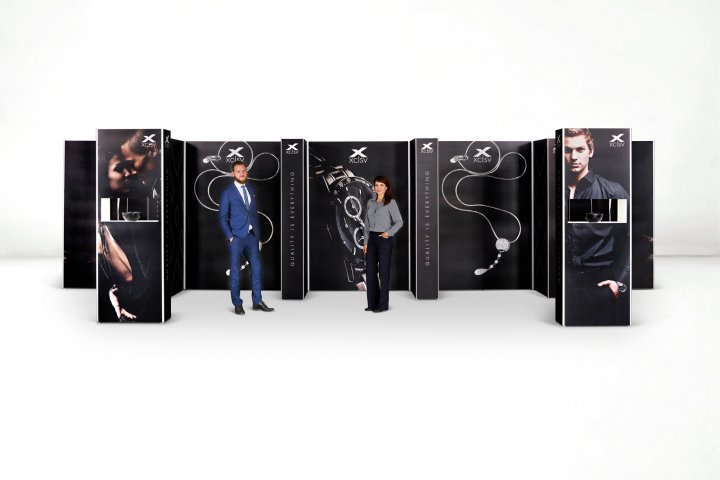 Expolinc Beispielstand Accessoires