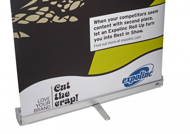 Expolinc Roll Up Compact aufgebaut seitlich
